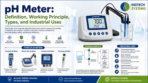 Read more about the article pH Meter: Definition, Working Principle, Types, and Industrial Uses