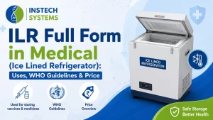 Read more about the article ILR Full Form in Medical (Ice Lined Refrigerator): Uses, WHO Guidelines & Price